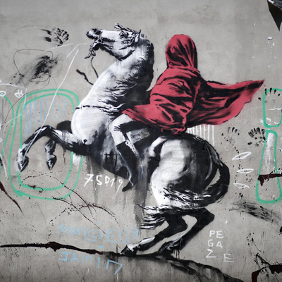 Brandalised Banksy's Graffiti Bonaparte
