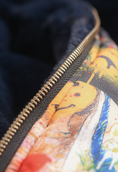 Pelayo Smiley Reversible Puffer Jacket