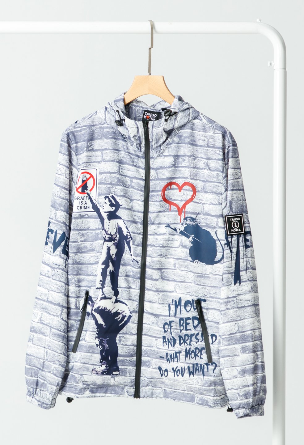 Graffiti Is A Crime Windbreaker