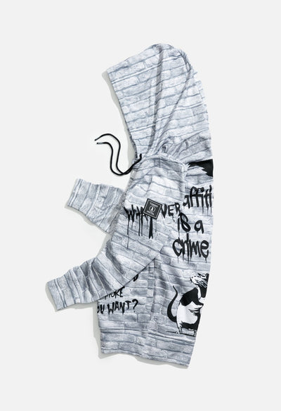 Graffiti Is A Crime All Over Hoodie
