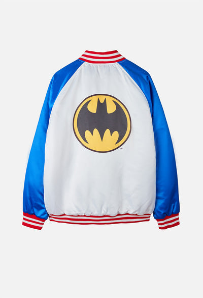 DC Batman Vintage Logo Satin Jacket