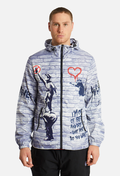 Graffiti Is A Crime Windbreaker