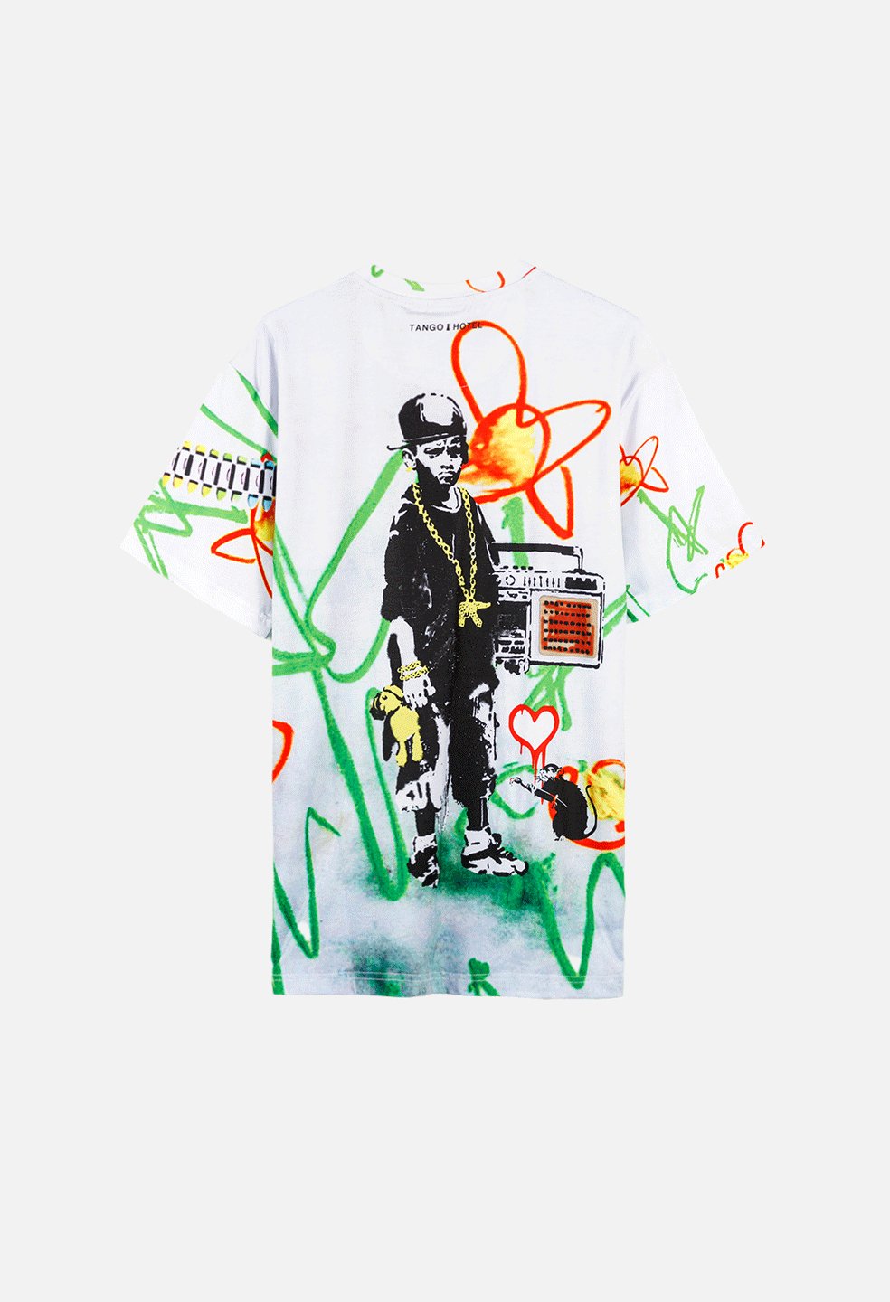 Brandalised Banksy's Graffiti x Tango Hotel – Tango Hotel Collection