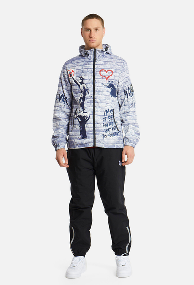 Graffiti Is A Crime Windbreaker