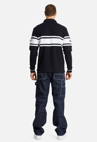 Retro ColorBlock French Terry Rugby