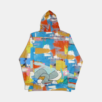 XXX Drink Bunny All Over Hoodie