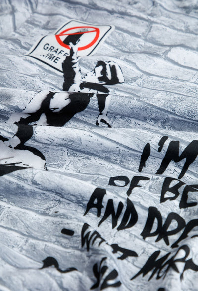 Graffiti Is A Crime All Over Hoodie