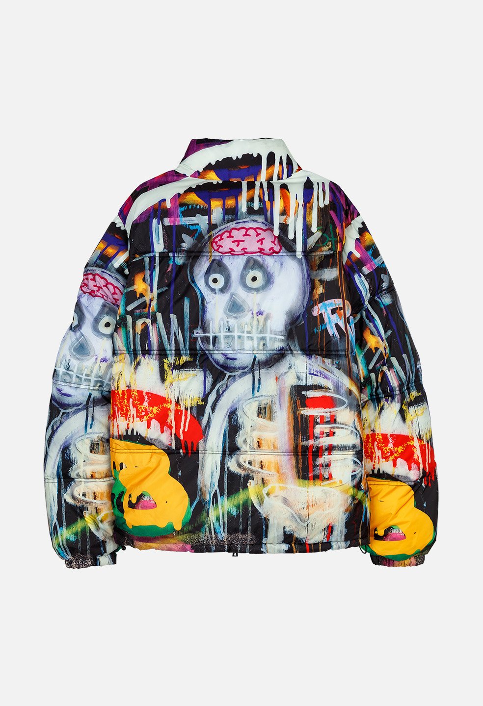 Skull Drip Puffer Jacket | Wearable Art | Tango Hotel Collection
