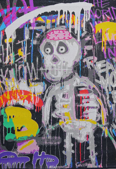 Skull Drip Hoodie
