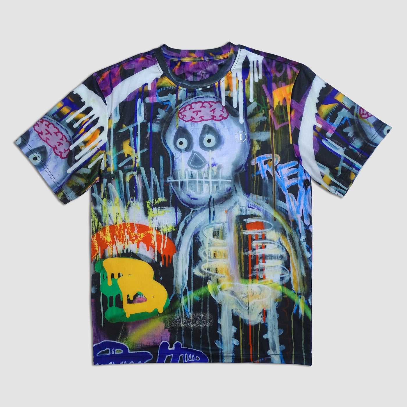 Skull Drip All Over Tee