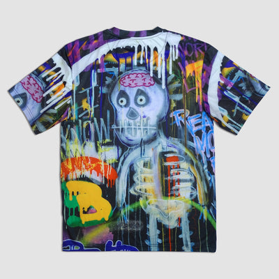 Skull Drip All Over Tee