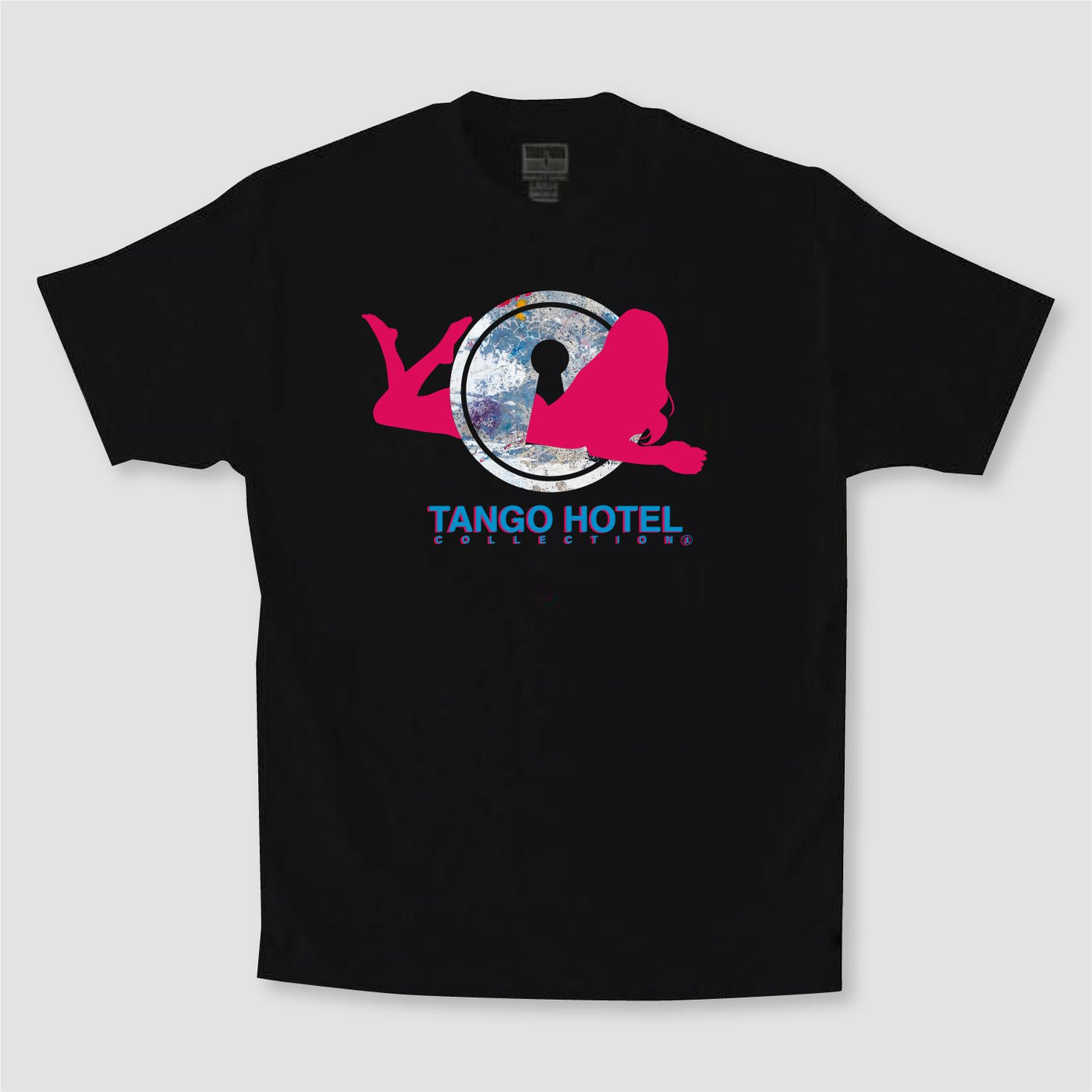 Splatter Key Hole Tee