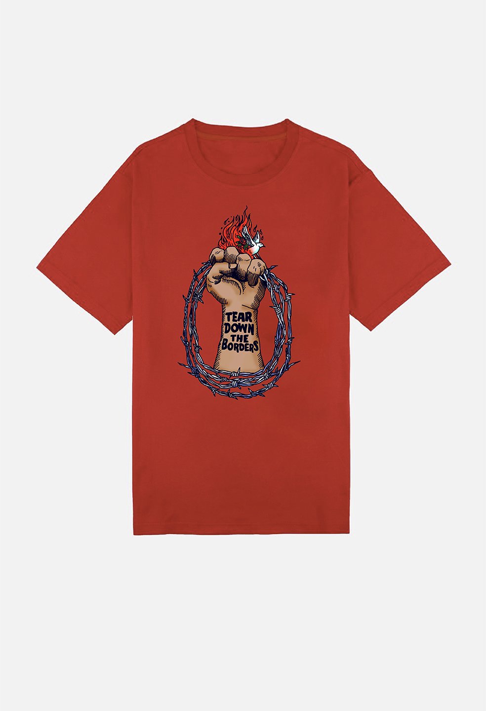 Tear Down the Borders Tee