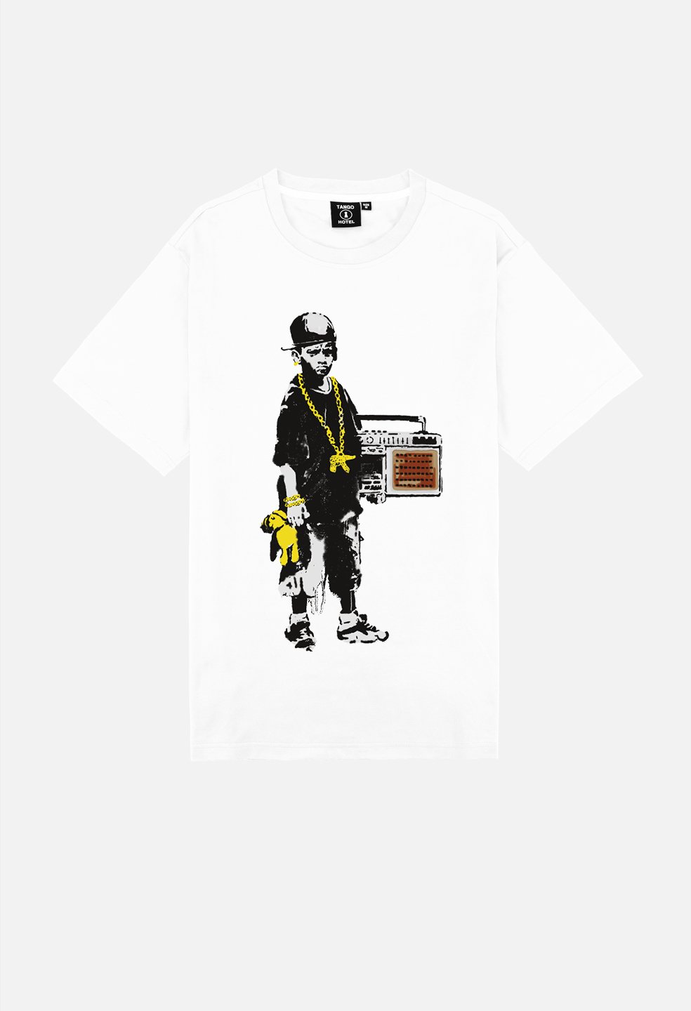 Brandalised Boy with a Teddy Tee