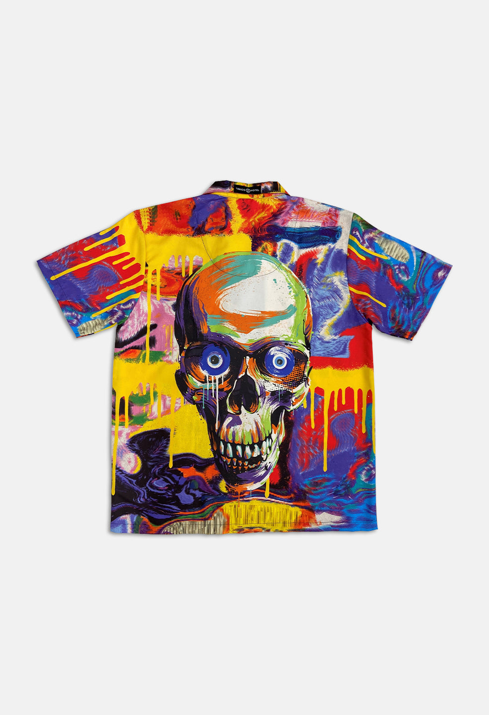 Skull Splatter Cabana Shirt