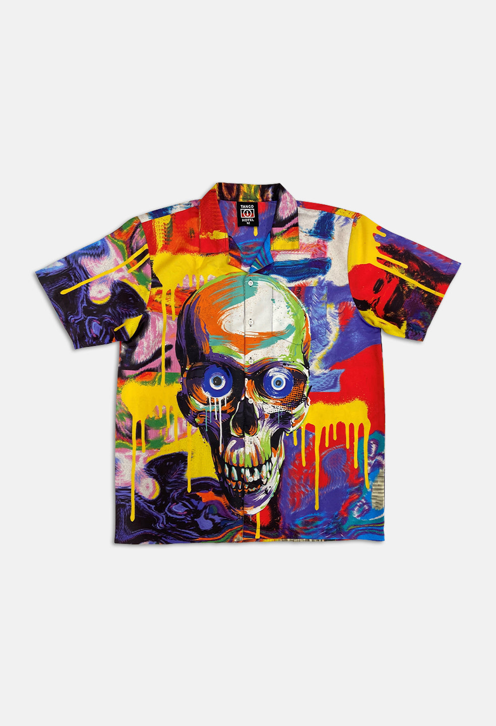 Skull Splatter Cabana Shirt