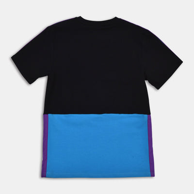 TANGO HOTEL COLLECTION THC BLACK COLOR BLOCK T-SHIRT