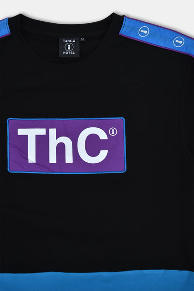 TANGO HOTEL COLLECTION THC BLACK COLOR BLOCK T-SHIRT