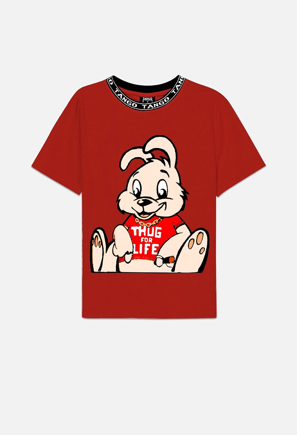 Thug Life Collar Tee