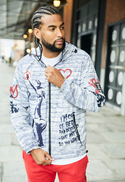 Graffiti Is A Crime Windbreaker