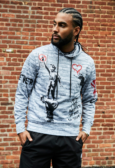 Graffiti Is A Crime All Over Hoodie